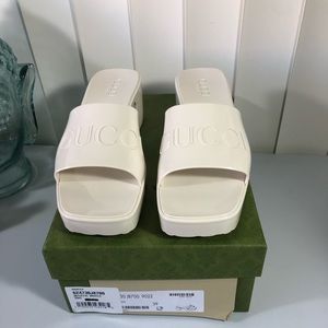 Gucci Women’s Slide Sandal Sz 39 eu, 9 us New in Box